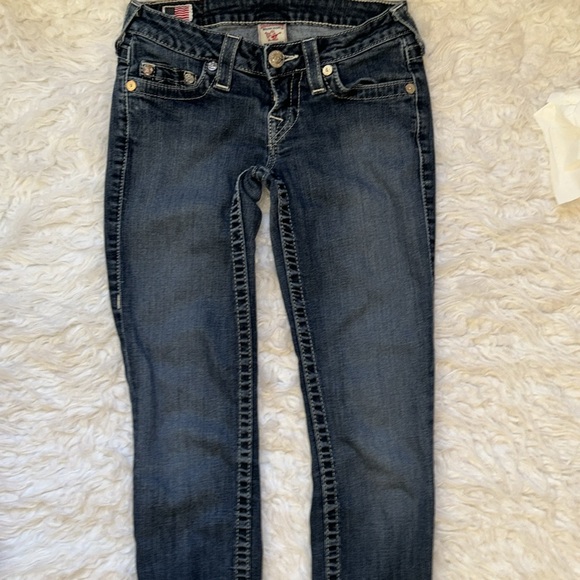 True Religion Stella Skinny Low Rise,Size 26x33 - Picture 5 of 15